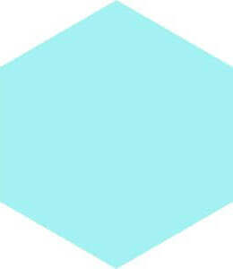 Codicer 95 Basic Hex 25 Aqua 22x25 Напольная плитка