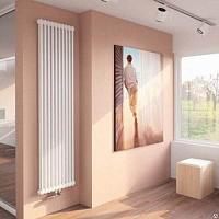 Вертикальные радиаторы с нижней подвокой Purmo Delta LaserLine