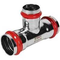 ROMMER Тройник переходной ВПр 35х28х35 из нержавеющей стали прессовой, арт. RSS-0014-352835