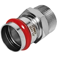 ROMMER Переходник ВПр-Нр 35x1 1/4, из нержавеющей стали прессовой, арт. Rss-0021-035114